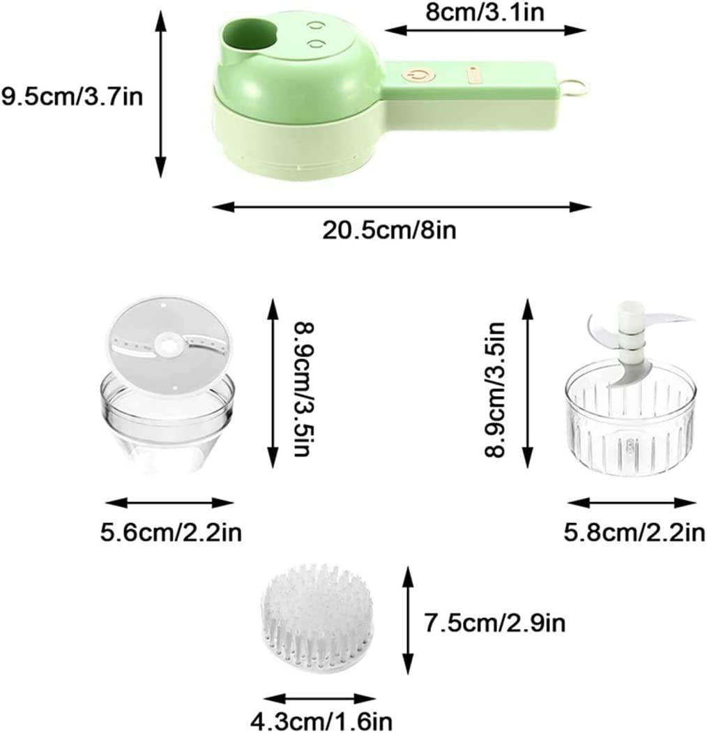 4 in 1 Electric Vegetable Cutter Set