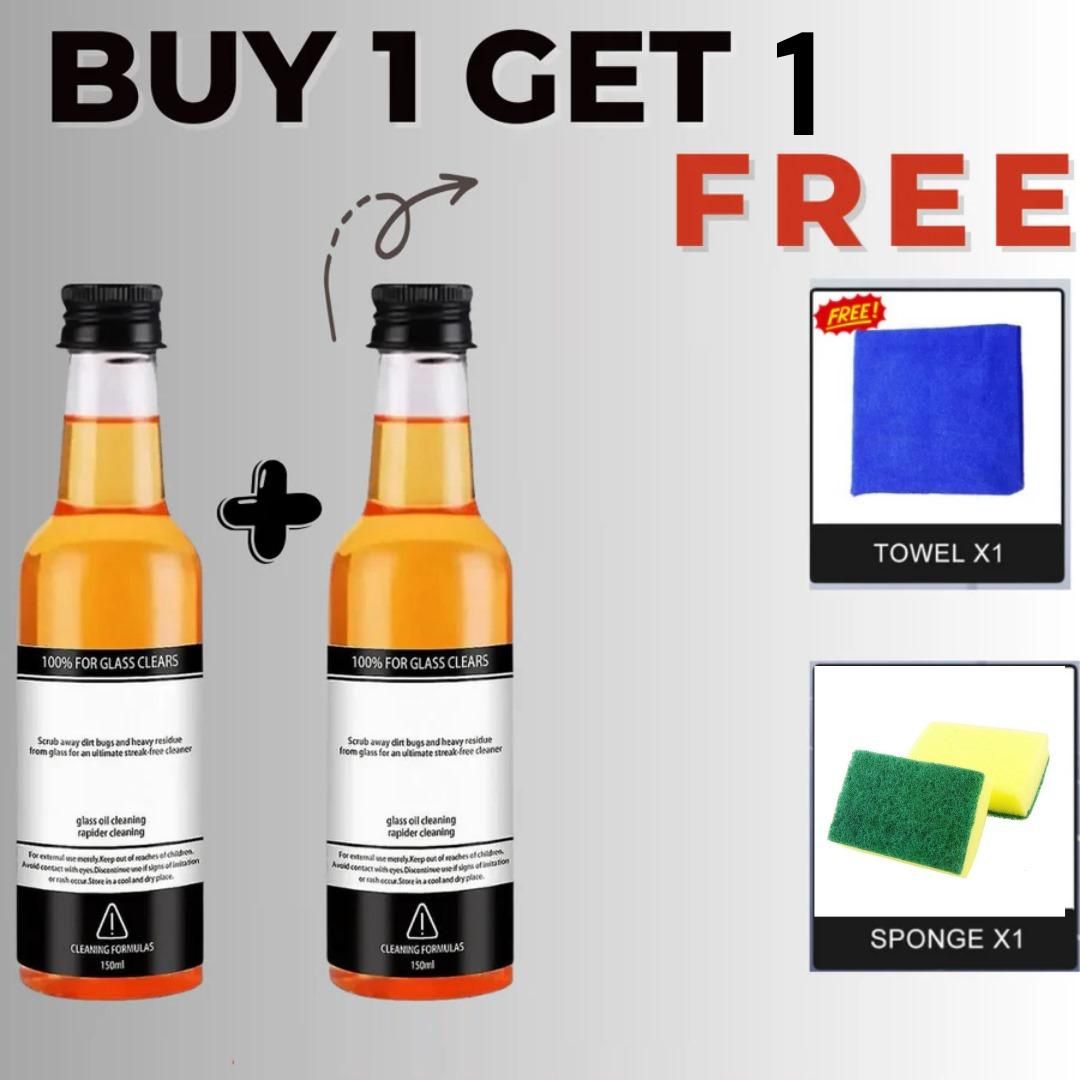 Powerful Windshield Stain Remover (Buy 1 Get 1 Free)