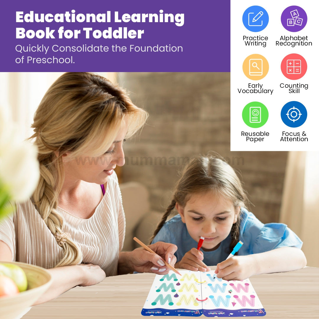 Reusable Tracing Book With 64 Pages