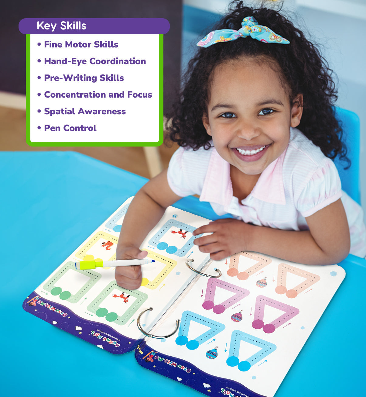 Reusable Tracing Book With 64 Pages