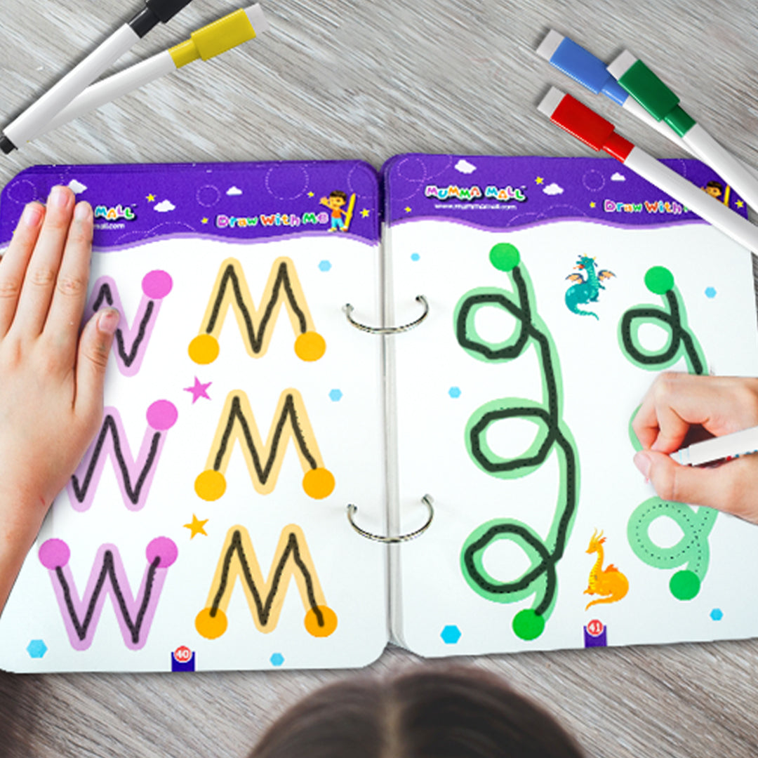 Reusable Tracing Book With 64 Pages