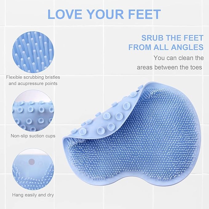 Shower Foot Scrubber Mat