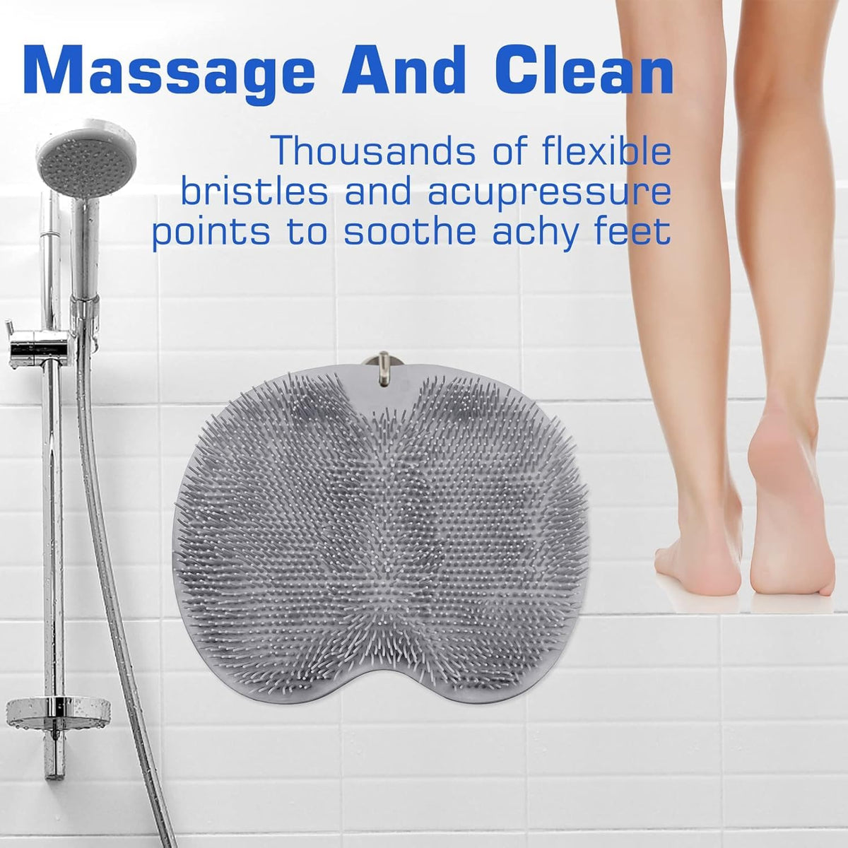 Shower Foot Scrubber Mat